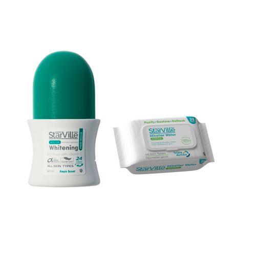 عرض ستارفيل: رول أون فريش بريز + مناديل ميسيلار ووتر